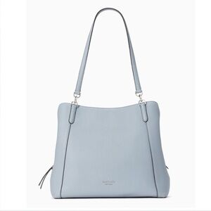🎊 Host Pick 🎊 NWT KATE SPADE NY Jackson med. triple compartment leather blue bag